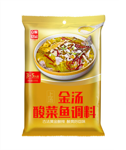 黄金酸汤鱼酱料